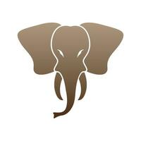 elefant ikon logotyp design vektor