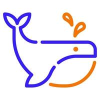 Wale Symbol Illustration zum Netz, Anwendung, Infografik, usw vektor