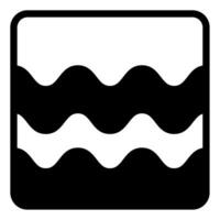 Welle Symbol Illustration zum Netz, Anwendung, Infografik, usw vektor