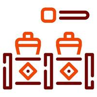 Gamelan Symbol Illustration zum Netz, Anwendung, Infografik, usw vektor