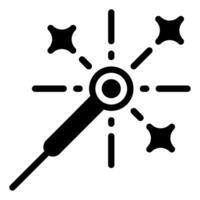 Wunderkerze Symbol Illustration zum Netz, Anwendung, Infografik, usw vektor