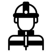 brandman ikon illustration för webb, app, infografik, etc vektor