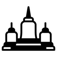 tempel ikon illustration för webb, app, infografik, etc vektor