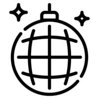 Disko Ball Symbol Illustration zum Netz, Anwendung, Infografik, usw vektor