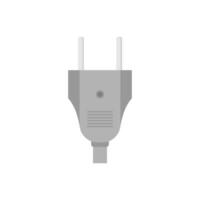 elektrisch Stecker eben Design Vektor Illustration. Draht Stecker und Steckdose. Konzept von Verbindung, Trennung, Elektrizität. Vektor Illustration im eben Stil