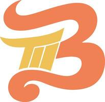 tb Logo Vorlage im ein modern minimalistisch Stil vektor