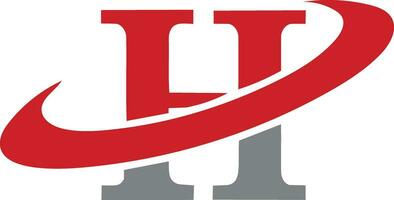 hp Logo Vorlage im ein modern minimalistisch Stil vektor