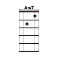 bin7 Gitarre Akkord Symbol vektor