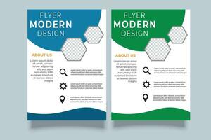 kreativ Geschäft Flyer Vorlage, Unternehmen Geschäft Flyer Vorlage, Flyer Vorlage geometrisch gestalten benutzt zum Geschäft Poster Layout, Geschäft Flyer Vorlage mit minimalistisch Layout, Grafik Design vektor