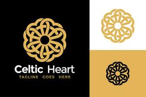 brev c celtic logotyp design vektor symbol ikon illustration