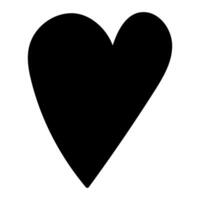 valentines dag hjärta kärlek gul ikon element vektor