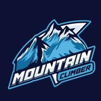 mounatin Abenteuer Logo Vorlage vektor