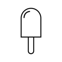 Eis Sahne Vektor Symbol. Waffel Kegel Illustration unterzeichnen. Eis lolly Symbol. gefroren Saft Logo.