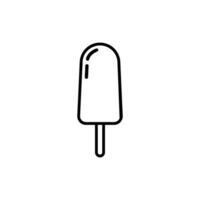 Eis Sahne Vektor Symbol. Waffel Kegel Illustration unterzeichnen. Eis lolly Symbol. gefroren Saft Logo.