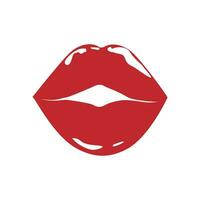 mun vektor ikon uppsättning. kyss illustration tecken samling. kvinna symbol.