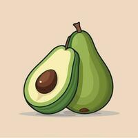 süß Avocado Vektor Illustration