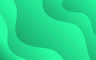 Grün abstrakt Hintergrund mit wellig Linien vektor