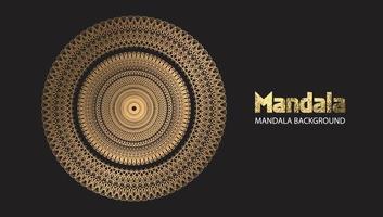 Mandala-Design einzigartige Aussicht. vektor