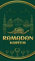 ramadan kareem firande dag islam baner bakgrund social media 2 vektor