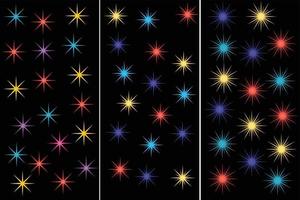 starlight sömlösa mönster i full färg vektor