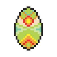 påsk ägg pixel konst design vektor