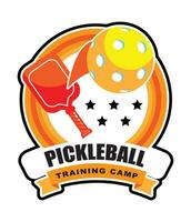 pickleball Träning läger logotyp vektor