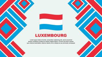 luxemburg flagga abstrakt bakgrund design mall. luxemburg oberoende dag baner tapet vektor illustration. luxemburg