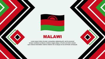 malawi flagga abstrakt bakgrund design mall. malawi oberoende dag baner tapet vektor illustration. malawi design