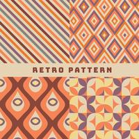 Retro Muster-Vektor-Pack vektor