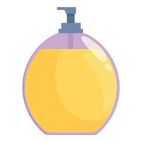 frukt flaska tvål ikon tecknad serie vektor. vatten tvätta dispenser vektor