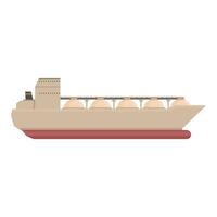modern gas bärare fartyg ikon tecknad serie vektor. hav fartyg vektor