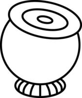 tabla Gliederung Vektor Illustration Symbol