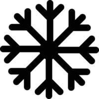 gerundet gefüllt Schnee Symbol. vektor