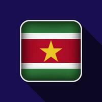 eben suriname Flagge Hintergrund Vektor Illustration