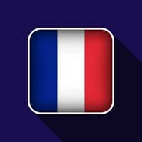 eben Frankreich Flagge Hintergrund Vektor Illustration