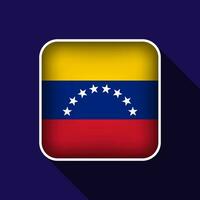 eben Venezuela Flagge Hintergrund Vektor Illustration