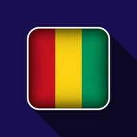 platt guinea flagga bakgrund vektor illustration