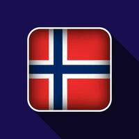 eben Norwegen Flagge Hintergrund Vektor Illustration