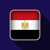 eben Ägypten Flagge Hintergrund Vektor Illustration