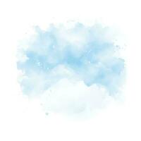 abstrakt mönster med blå vattenfärg moln. cyan vattenfärg vatten fräck stänk textur vektor