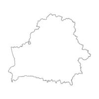 Weißrussland Karte Symbol Vektor