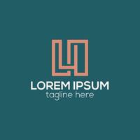 l brev logotyp, modern l brev logotyp design begrepp isolerat vektor mall illustration