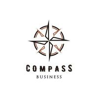 Kompass-Symbol Logo Design-Vorlage vektor