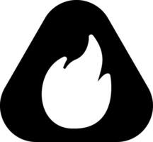 Flamme kreatives Icon-Design vektor