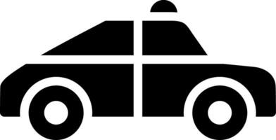 Polizeiauto kreatives Icon-Design vektor