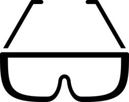 Brille kreatives Icon-Design vektor