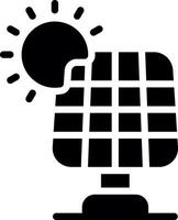 Solarpanel kreatives Icon-Design vektor