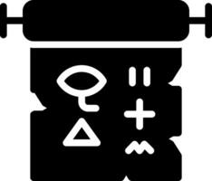 Hieroglyphe kreatives Icon-Design vektor