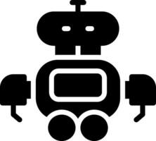 Roboter kreatives Icon-Design vektor