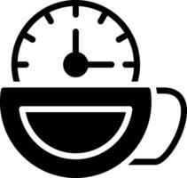 Teezeit kreatives Icon-Design vektor